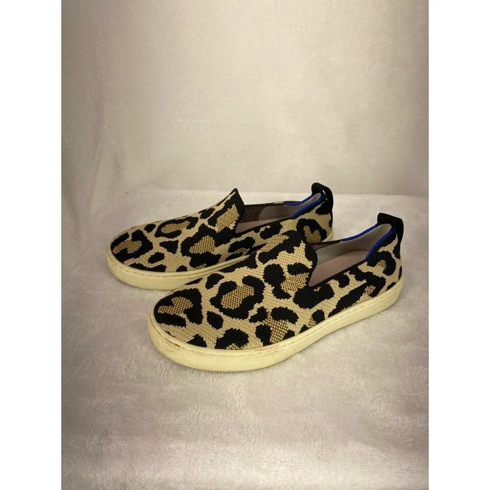 Rothy's The Kids Sneaker In Desert Cat Size 3